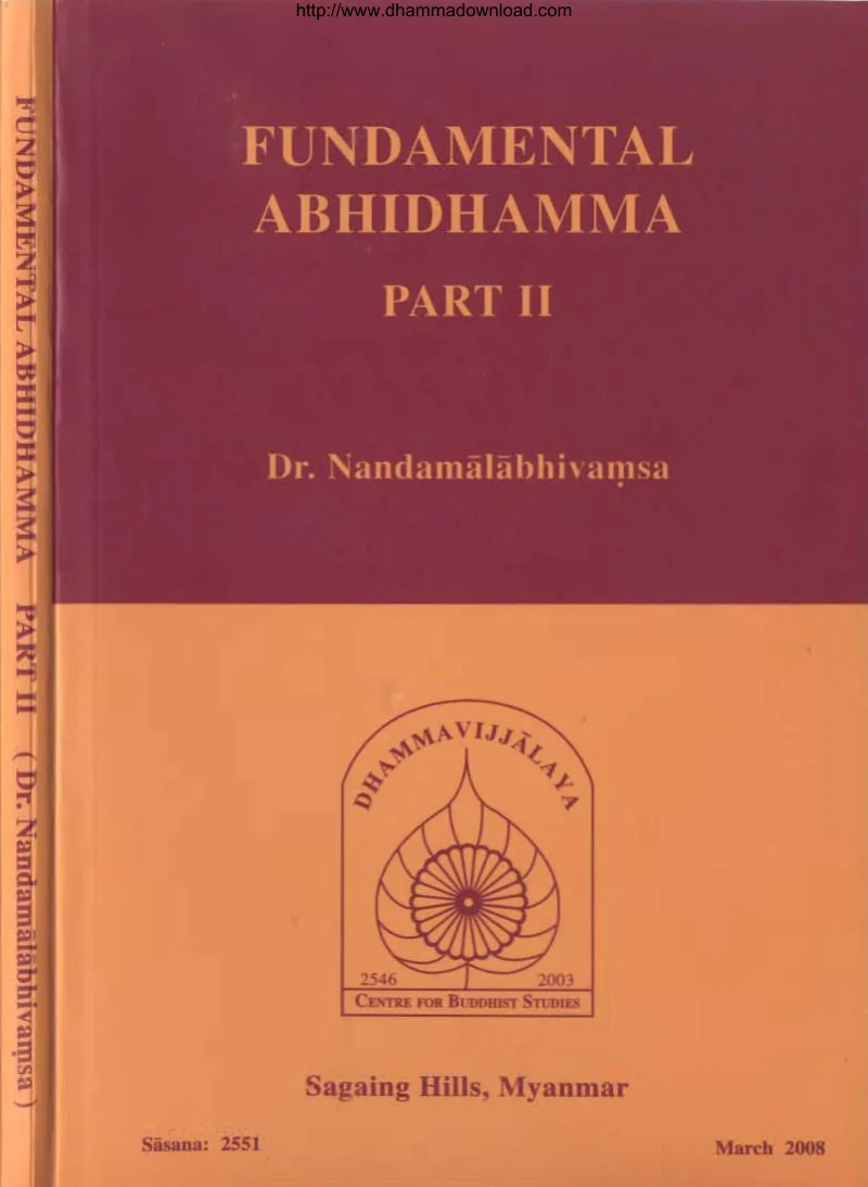 2008. Fundamental Abhidhamma Part 2 .pdf